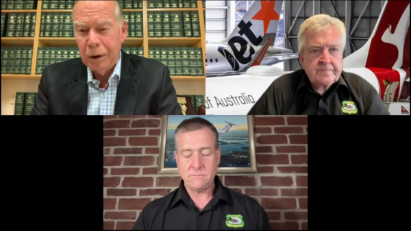 Graham and John discuss matters with former Liberal lower house member Russell Broadbent…